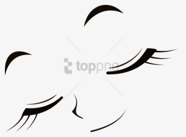 Free Png Closed Eyes Png Image With Transparent Background - Transparent Anime Eyes Png, Png Download, Transparent PNG