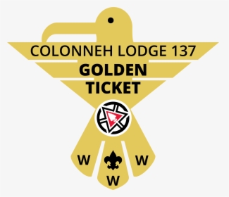 Golden Ticket Graphic - Order Of The Arrow, HD Png Download, Transparent PNG