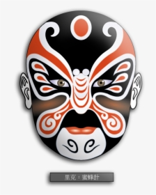 Clip Art Chinese Opera Mask - Peking Opera Mask Painting, HD Png Download, Transparent PNG