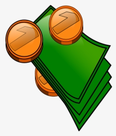 Bills And Coins Clipart, HD Png Download, Transparent PNG
