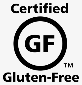 Certified Gluten Free Logo Black - Gluten Free Certified Png, Transparent Png, Transparent PNG