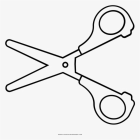 Scissors Coloring Page - Pair Of Scissors Outline, HD Png Download, Transparent PNG