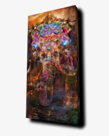 Psychedelic Elephant, HD Png Download, Transparent PNG