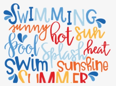 Sunshine Clipart Word Art - Summer Word Art, HD Png Download, Transparent PNG
