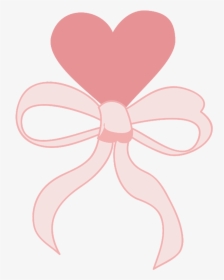 #corazon #lazo #heart #detalle #cute #kawaii #tumblr - Heart, HD Png Download, Transparent PNG