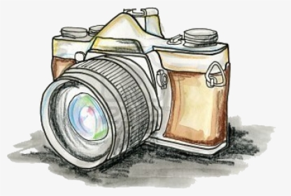 Transparent Camera Drawing Png - Camera Png Transparent Drawing, Png Download, Transparent PNG