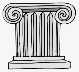 Roman Columns Clip Art , Png Download - Pillar Clipart, Transparent Png, Transparent PNG