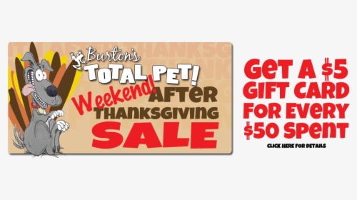 Total Pet After Thanksgiving Sale - Poster, HD Png Download, Transparent PNG