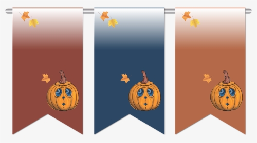 Flag, Banner, Copy Space, Blank, Maple Leaf - Jack-o'-lantern, HD Png Download, Transparent PNG