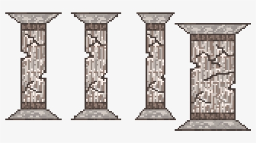 Pixel Art Column, HD Png Download, Transparent PNG