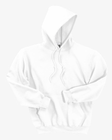 Gildan Dryblend Pullover Hooded Sweatshirt 12500 White - Black Blank Hoodie Png, Transparent Png, Transparent PNG