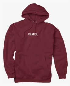 C3 Hoodie Maroon Front - Chance The Rapper Hoodie Red, HD Png Download, Transparent PNG