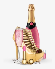 Champagne Cup Download Hd Png Clipart - Pink Champagne Bottles Png, Transparent Png, Transparent PNG