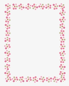 Christmas Light Frame Png - Pink Heart Page Border, Transparent Png, Transparent PNG