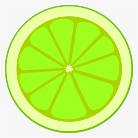 Simple Lime Section Clip Arts - Lime Cross Section Clipart, HD Png Download, Transparent PNG