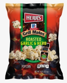 Herrs Mc Grill Mates Roasted Garlic & Herb Popcorn, HD Png Download, Transparent PNG