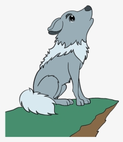 How To Draw Cartoon Wolf - Cartoon Step By Step Wolf, HD Png Download, Transparent PNG