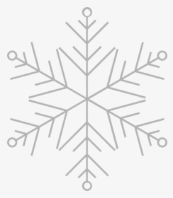 Copo De Nieve, Frost, Hielo, Invierno, Frío - Snowflake Vector Thin Line, HD Png Download, Transparent PNG