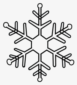 Copos De Nieve De Papel Paso A Paso - Snowflake Drawing Easy, HD Png Download, Transparent PNG