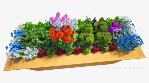 3d Decorative Flower Bed - Bouquet, HD Png Download, Transparent PNG