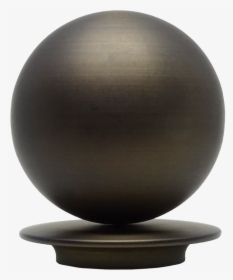 Brushed Bronze 50mm Metal Ball Finial - Sphere, HD Png Download, Transparent PNG