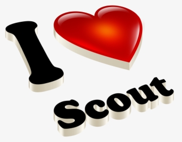 Scout Heart Name Transparent Png - Heart, Png Download, Transparent PNG
