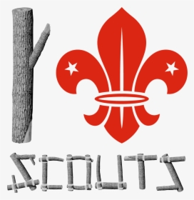 Flor De Lis Scout Png , Png Download - Scout Logo In Red, Transparent Png, Transparent PNG