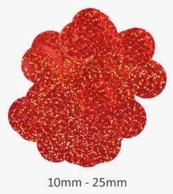 Oaktree Red Holographic Foil Confetti - Floral Design, HD Png Download, Transparent PNG