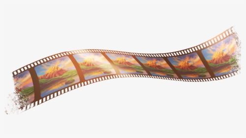 Film Strip With Production Studio Mountains - Photographic Film, HD Png Download, Transparent PNG