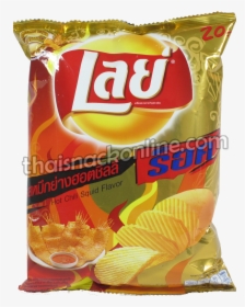 Potato Chips Hot Chilli Squid Snacks Online, Lays Potato - Lays Squid, HD Png Download, Transparent PNG