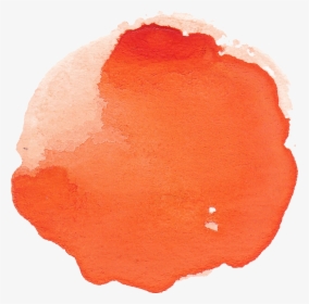 Watercolor Orange Circle Png, Transparent Png, Transparent PNG