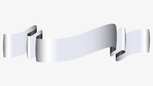 Silver Banner Ribbon Png , Png Download - Silver Banner Transparent Background, Png Download, Transparent PNG