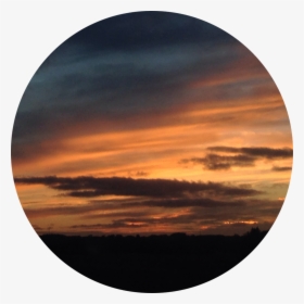 Sunset Clipart Circle - Circle, HD Png Download, Transparent PNG
