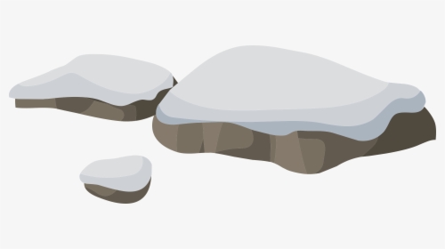 Clipart - Snowy Rocks Clipart, HD Png Download, Transparent PNG
