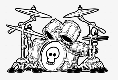 Drums Cartoon, HD Png Download, Transparent PNG