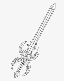 Sword - Coloring Pages Of Swords, HD Png Download, Transparent PNG