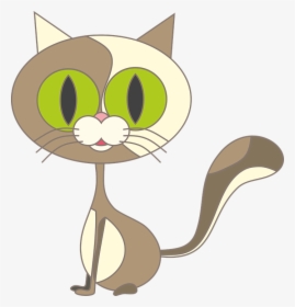 Cat, Pet, Vector Drawing, Drawing, Animal, Kitten - Kot Rysunek, HD Png Download, Transparent PNG