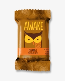 Caramel Chocolate Bites - Awake Chocolate Caramel Bites, HD Png Download, Transparent PNG