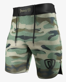 Phalanx Green Camo Fight Shorts, Perfect For Mma And - Camouflage Mma Shorts, HD Png Download, Transparent PNG