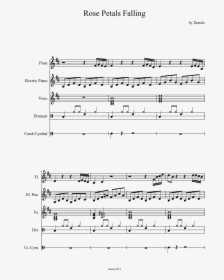 Rose Petals Falling Sheet Music Composed By By Tamila - Soul Intro The Chicken Pdf, HD Png Download, Transparent PNG