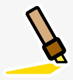 Pen, Marker, Yellow, Felt Pen, Office - Marker Pen, HD Png Download, Transparent PNG