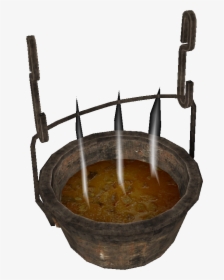 Cooking Pot - Skyrim Cooking Pot, HD Png Download, Transparent PNG