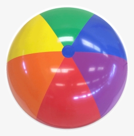 Beach Balls Reviews & Guide - Transparent Rainbow Beach Ball, HD Png Download, Transparent PNG