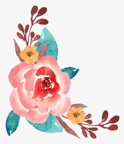 Hand-painted Flower Free Illustration - Flower Painting Clipart, HD Png Download, Transparent PNG