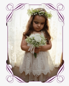 Transparent Baby S Breath Png - Flower Girl Babys Breath, Png Download, Transparent PNG