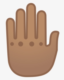 Raised Back Of Hand Medium Skin Tone Icon - Human Skin Color, HD Png Download, Transparent PNG