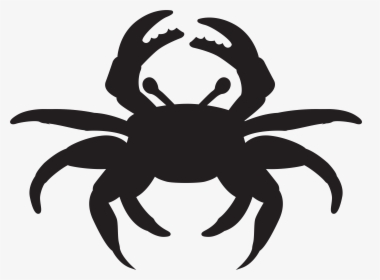 Crab Silhouette Png Clip - Silueta De Cangrejo Png, Transparent Png, Transparent PNG