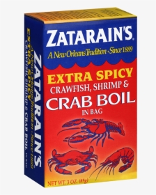 Extra Spicy Crawfish Shrimp And Crab Boil In Bag - Zatarain's, HD Png Download, Transparent PNG