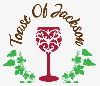Toast Of Jackson Logo - Wine Glass, HD Png Download, Transparent PNG