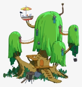 Adventure Time Tree House By Transparentstuff Adventure - Adventure Time Treehouse Png, Png Download, Transparent PNG
